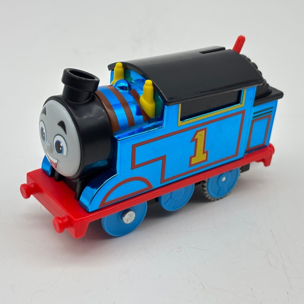 Thomas and Friends Trackmaster Thomas Metallic Chrome Train Motorized Works 2021